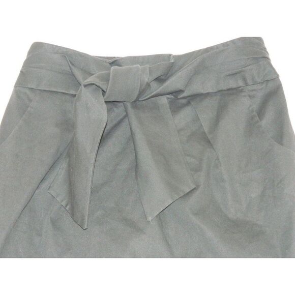 Cynthia Cynthia Steffe Skirt Black Front Tie Bow Mini Skirt Size 10 - Picture 3 of 8